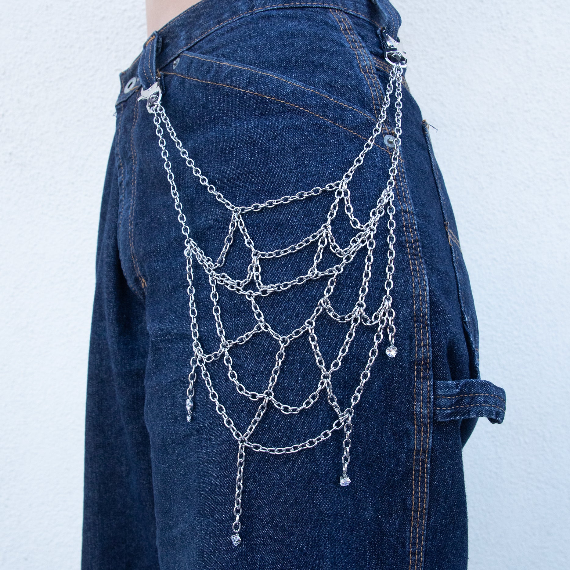 Spider Web Pocket Chain