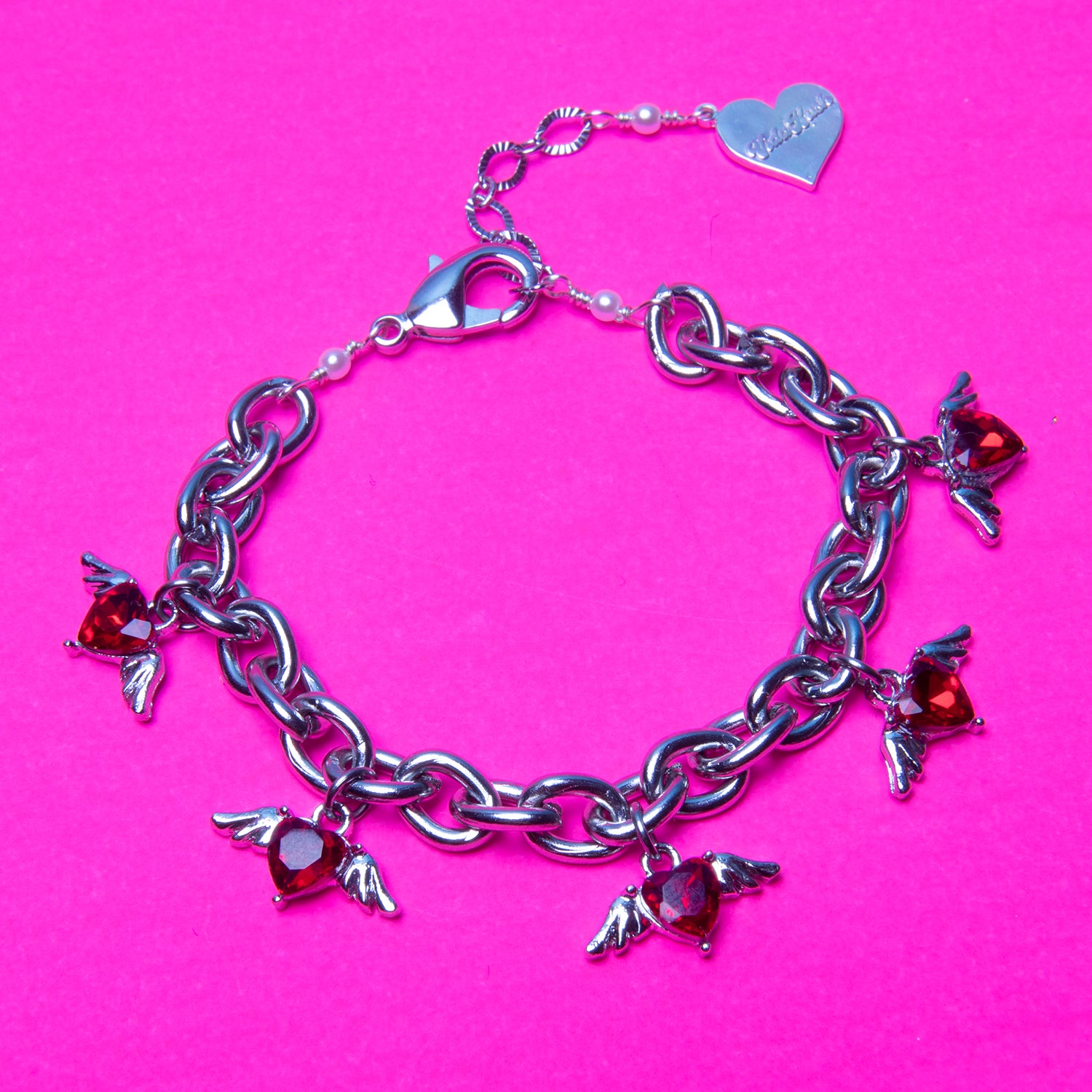 Cupid Wings Charm Bracelet