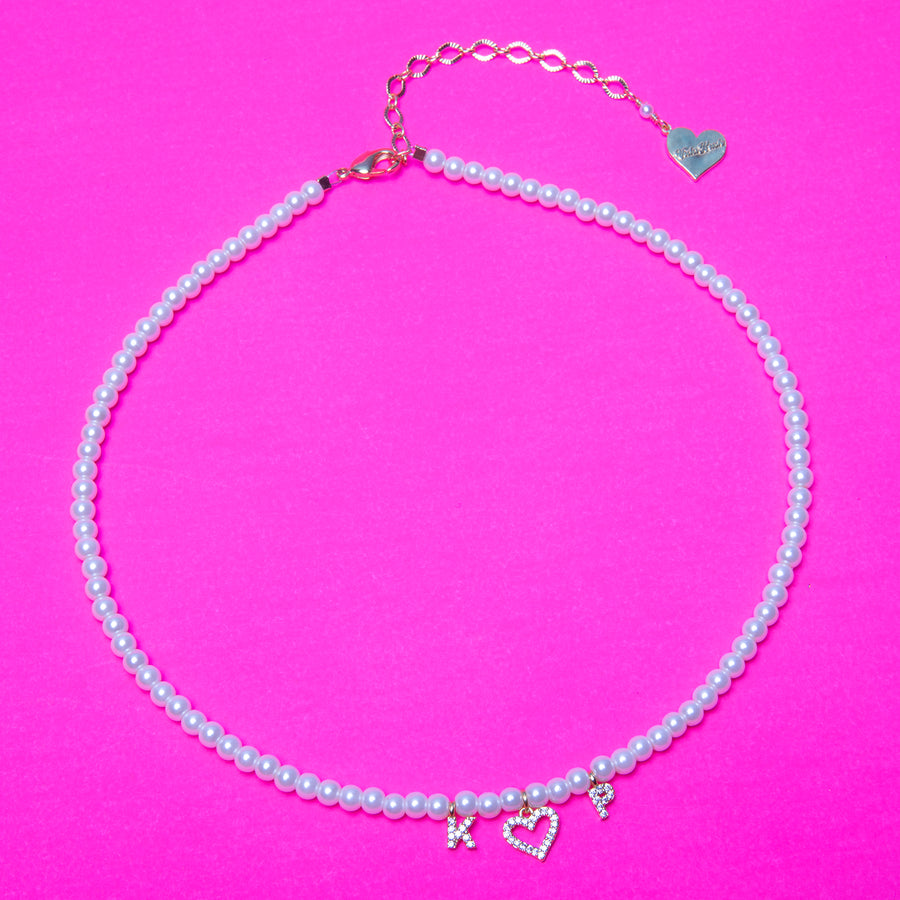 Cross My Heart Custom Pearl Necklace
