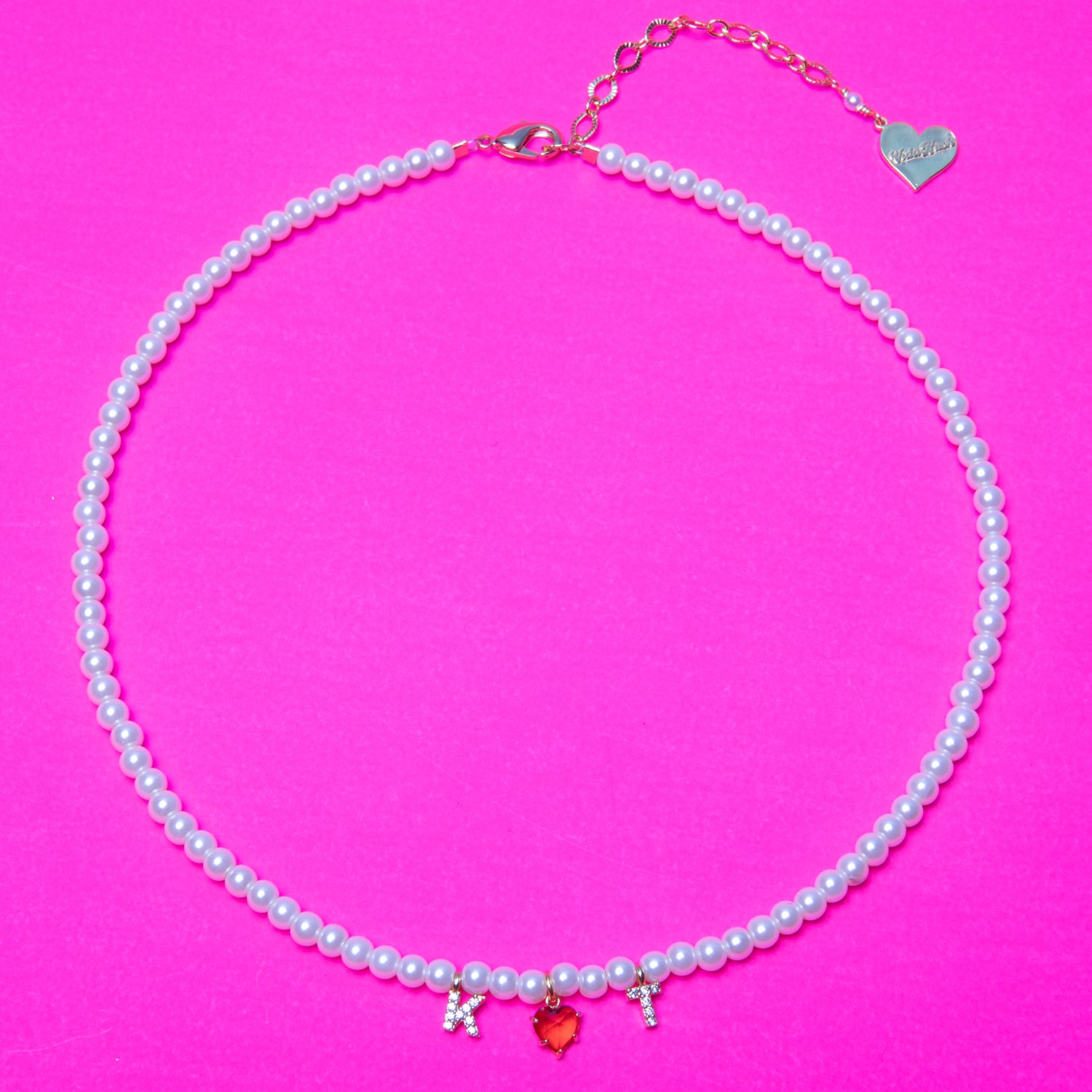 Cross My Heart Custom Pearl Necklace