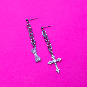 Cross Bones Earrings