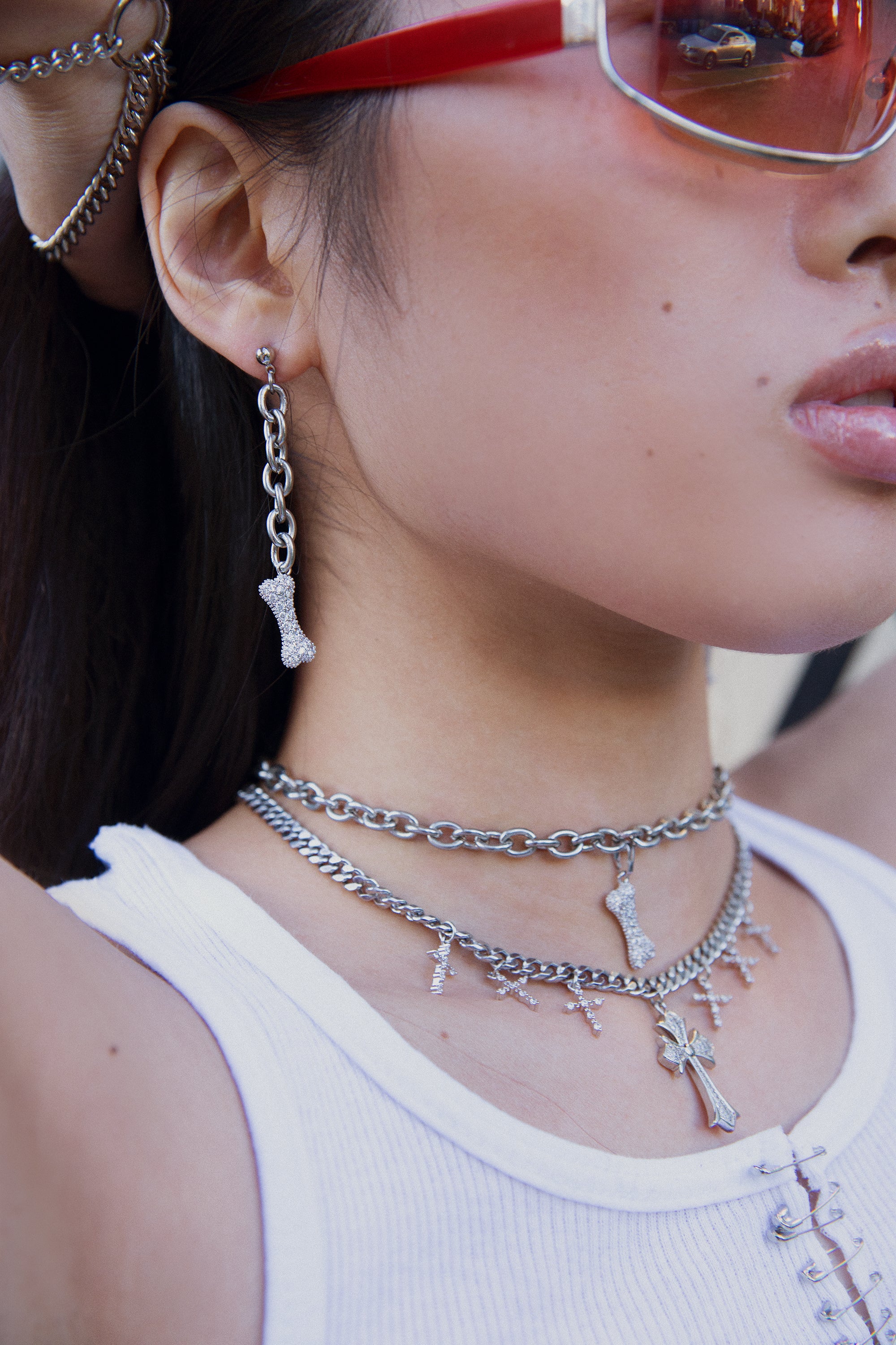 Cross Bones Earrings