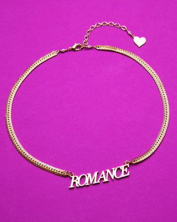 Aligned Romance Herringbone Necklace