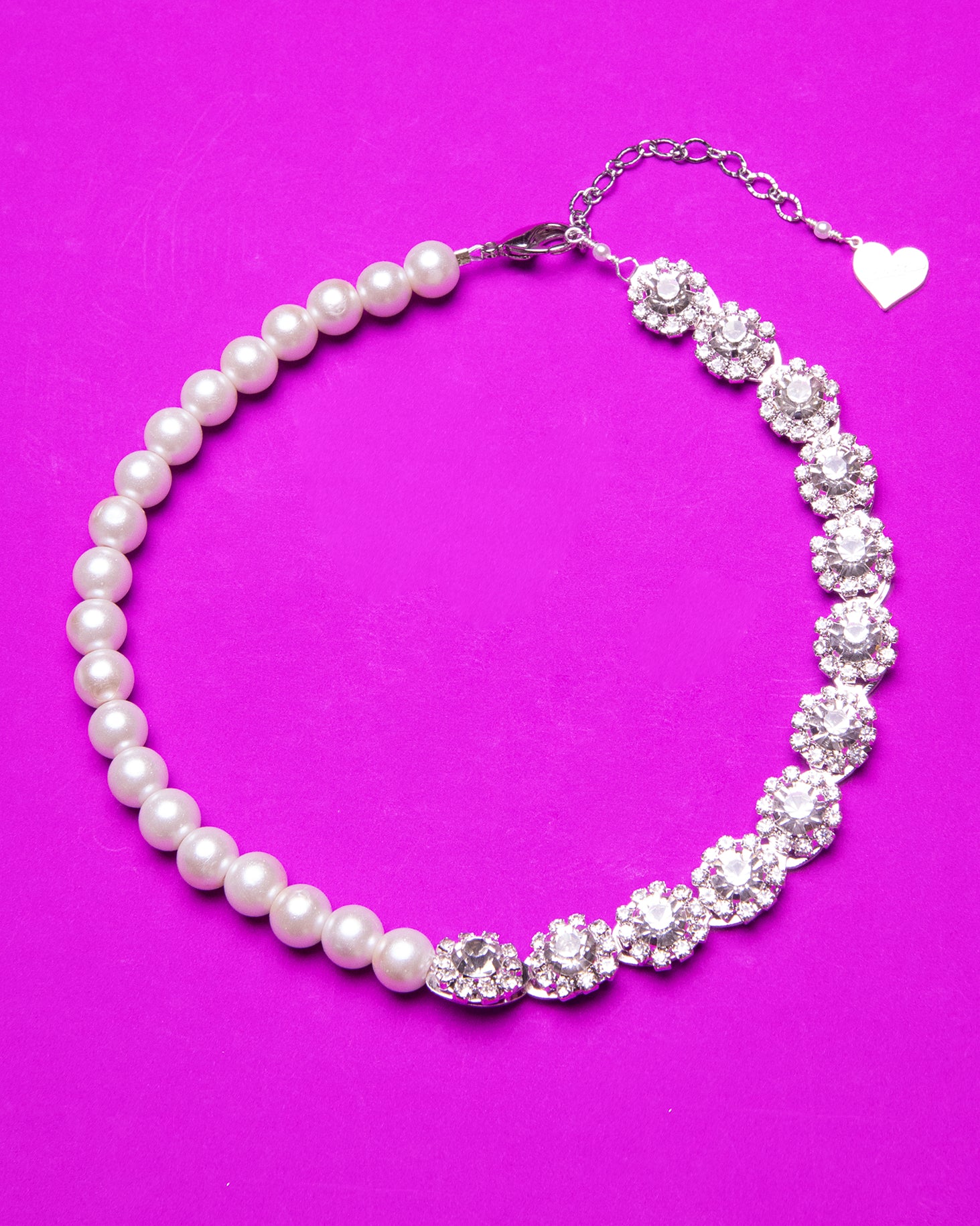 Pearl 50/50 Snowball Choker