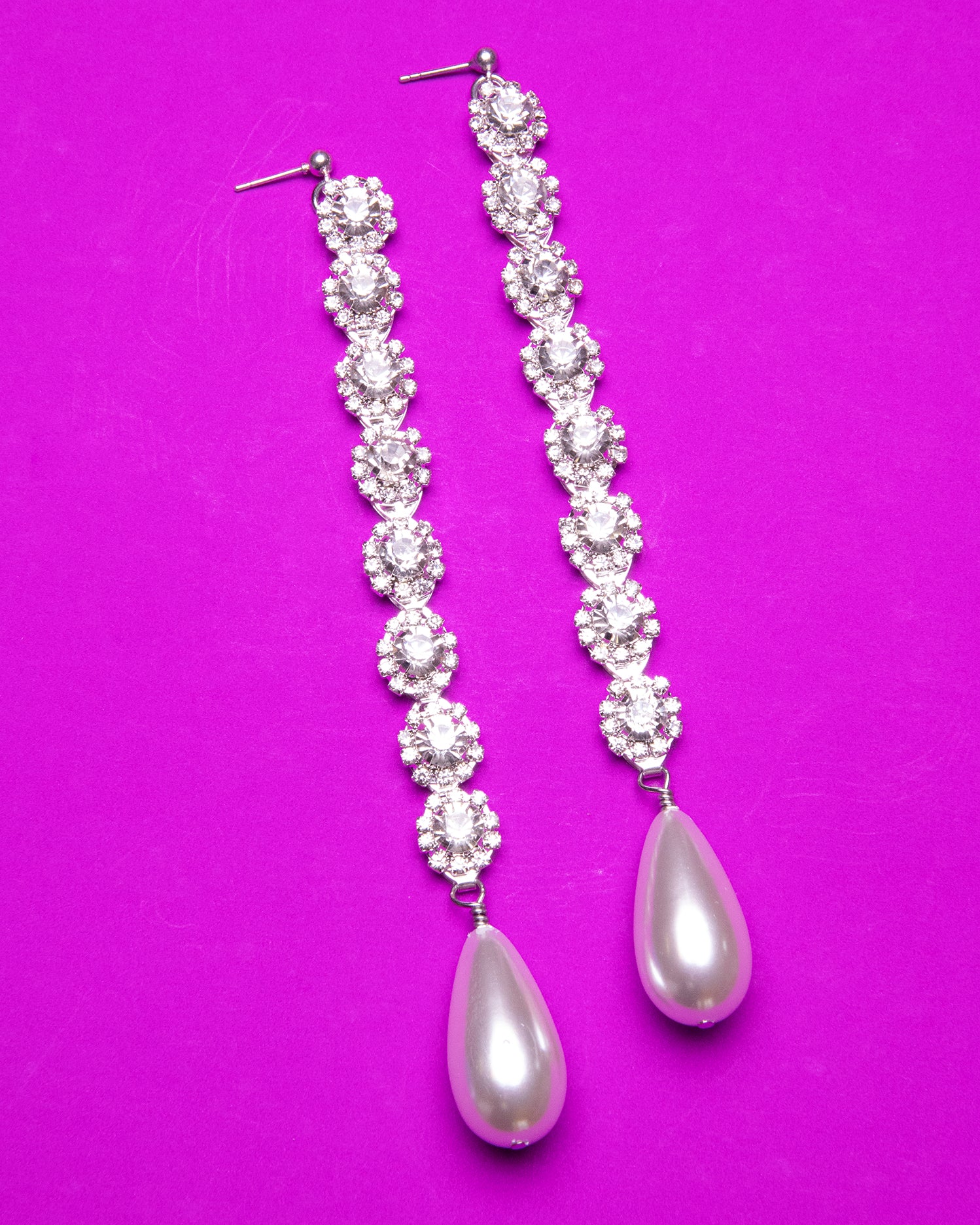 Pearl Snowball Earrings