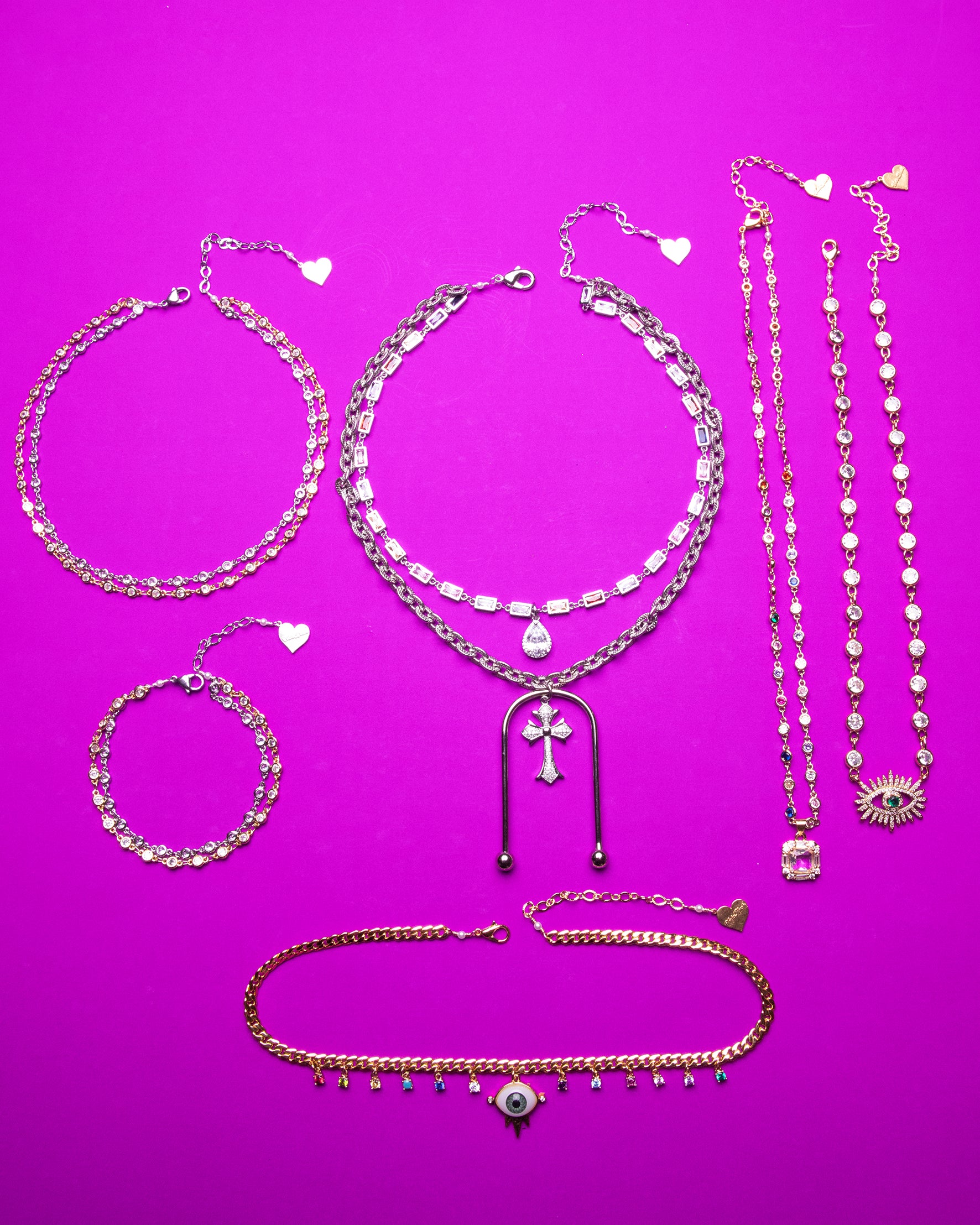 Duotone Cubic Choker