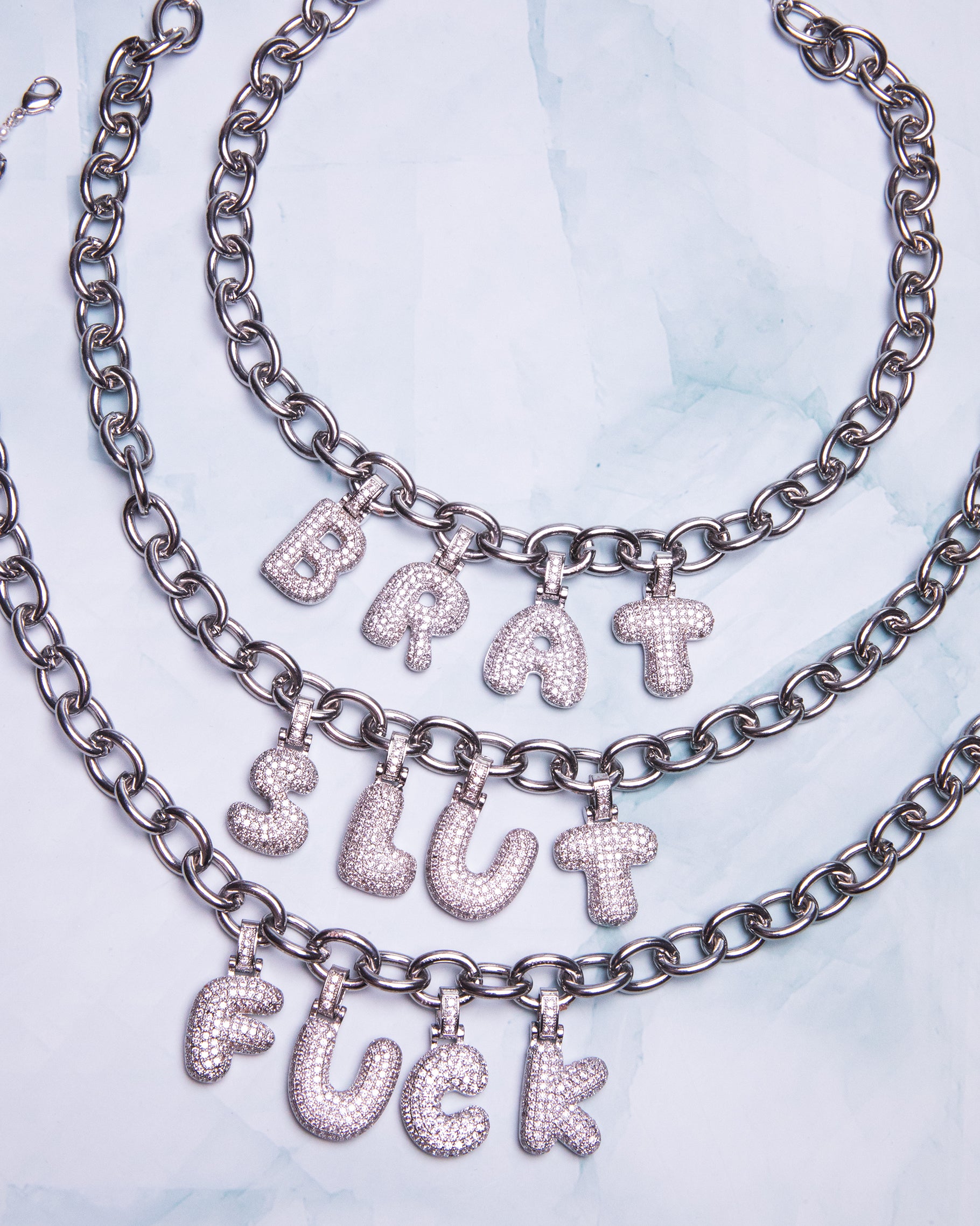 Custom Word Alphabet Cereal Necklace
