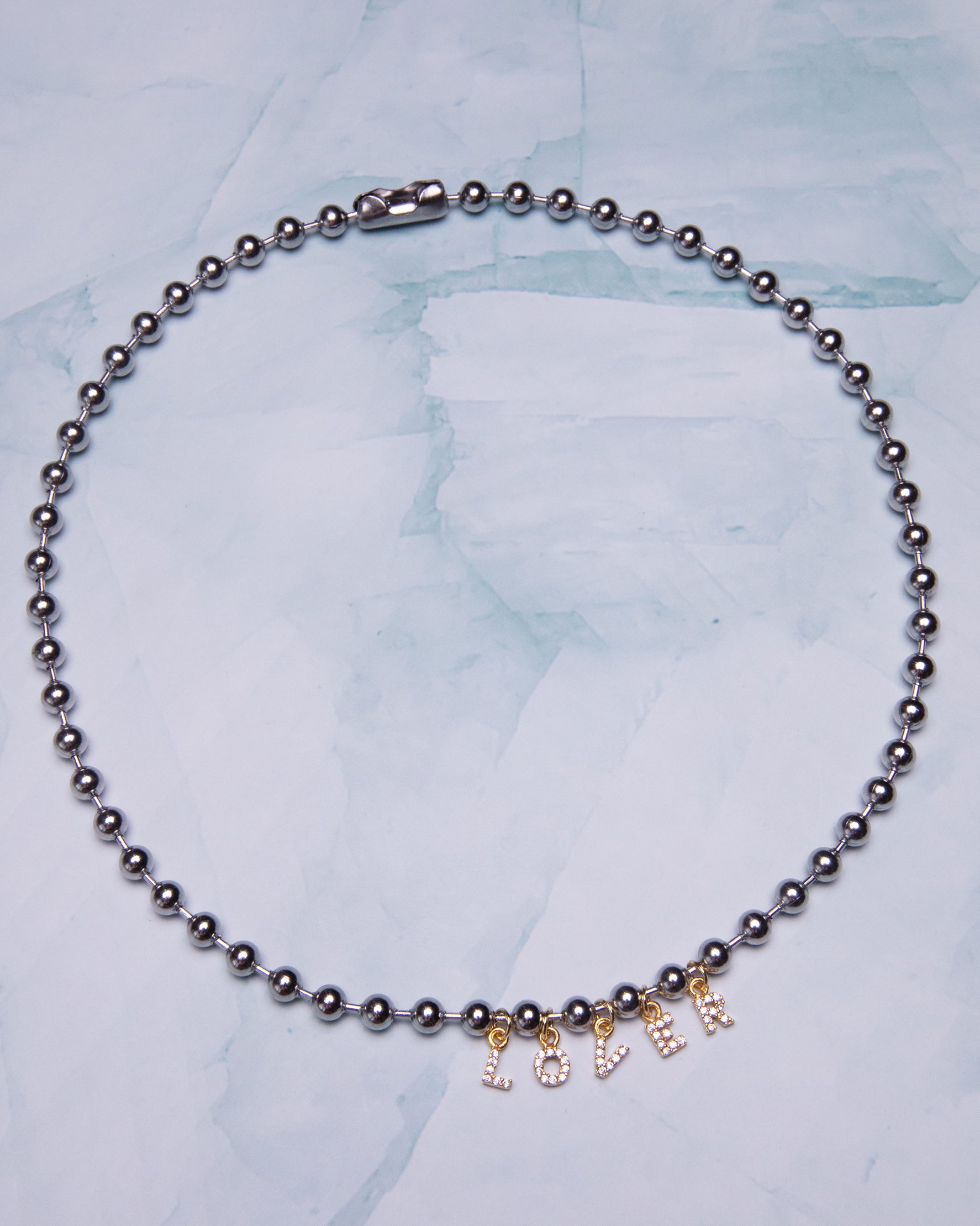 Custom Word Ball Chain Choker