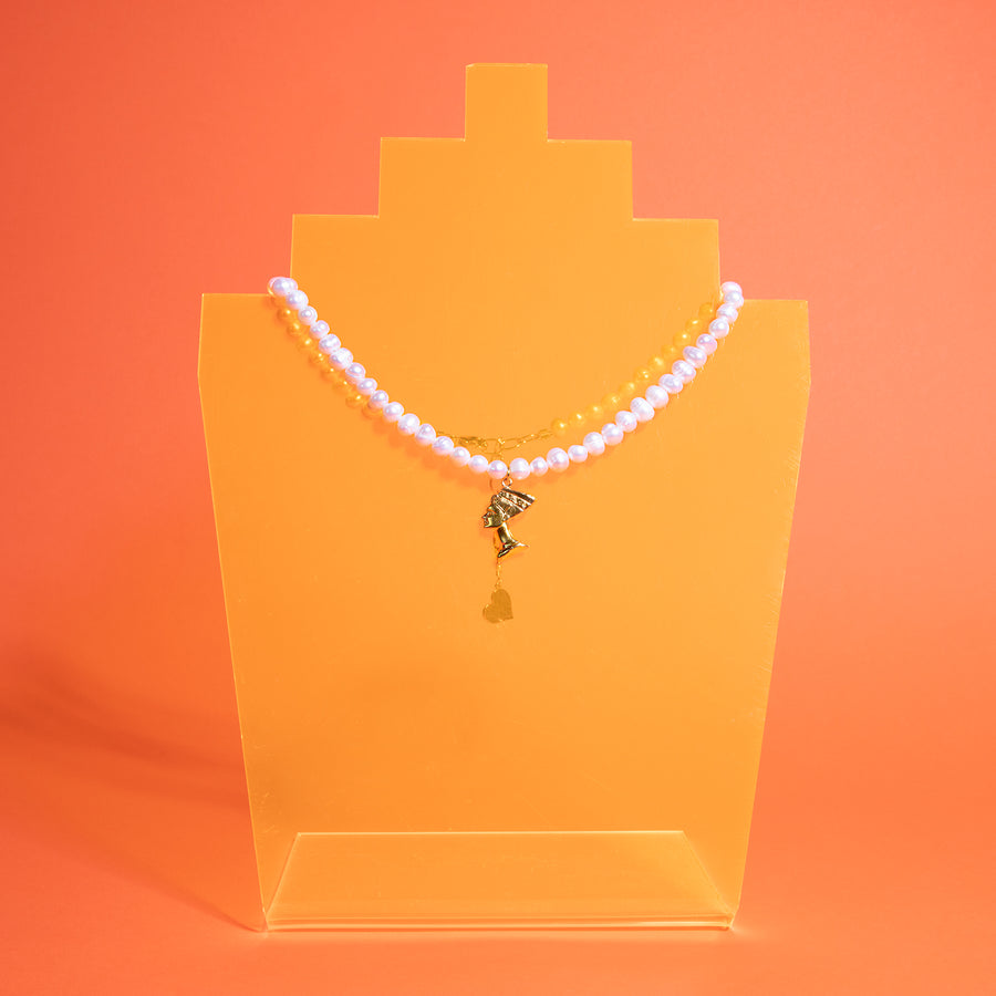Pearl Nefertiti Necklace
