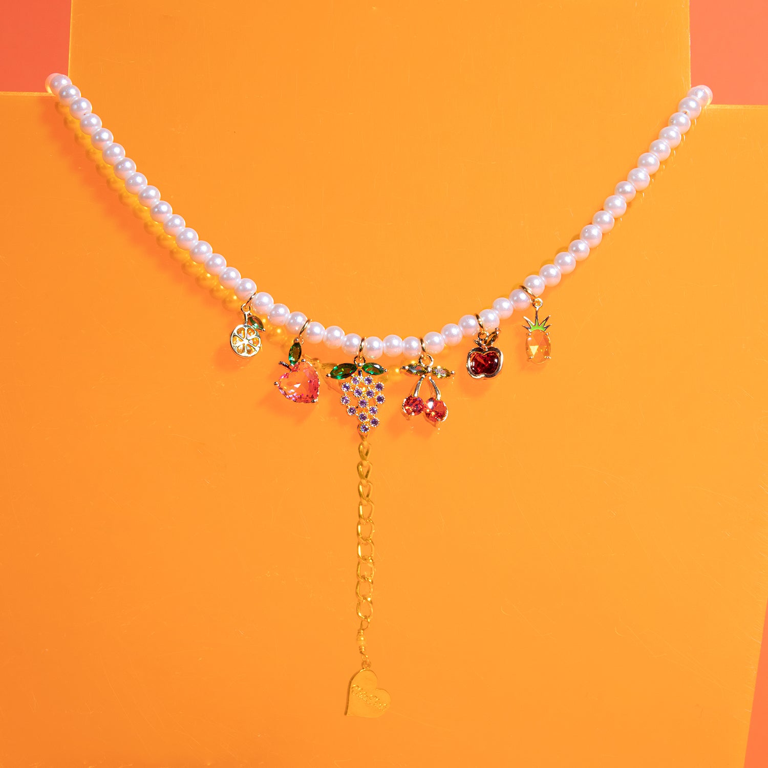 Pearl Fruit Salad Necklace