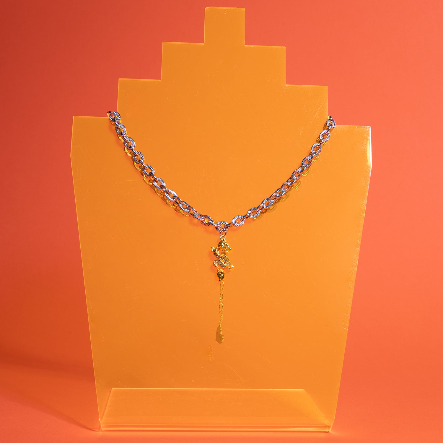 Duotone Dragon Queen Necklace