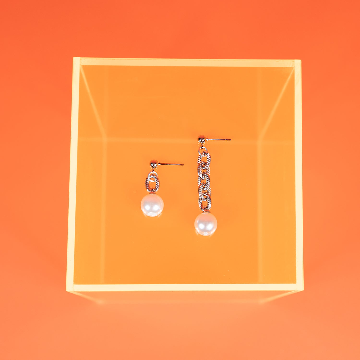 Demolition Barbie Pearl Earring Set