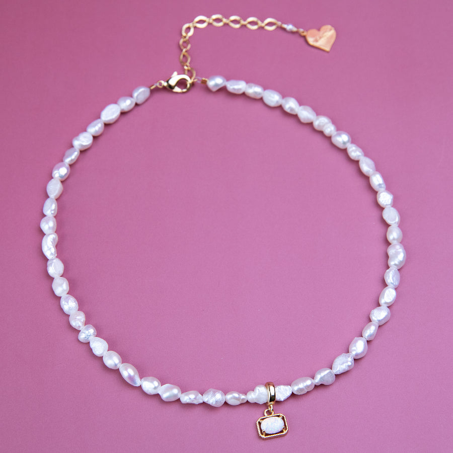 Pearl Opalescent Necklace