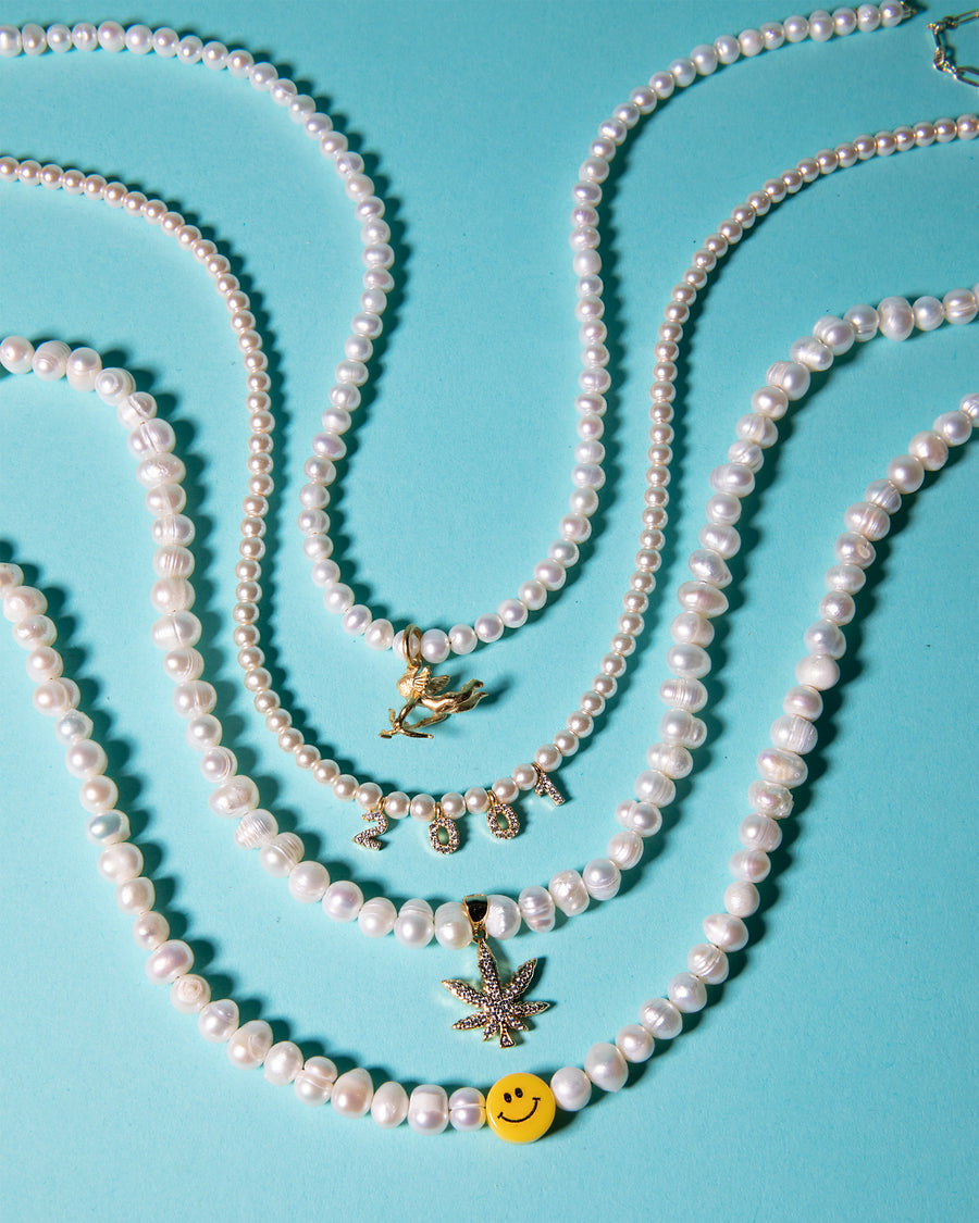 The Smiley Pearl Necklace – Smilla Brav