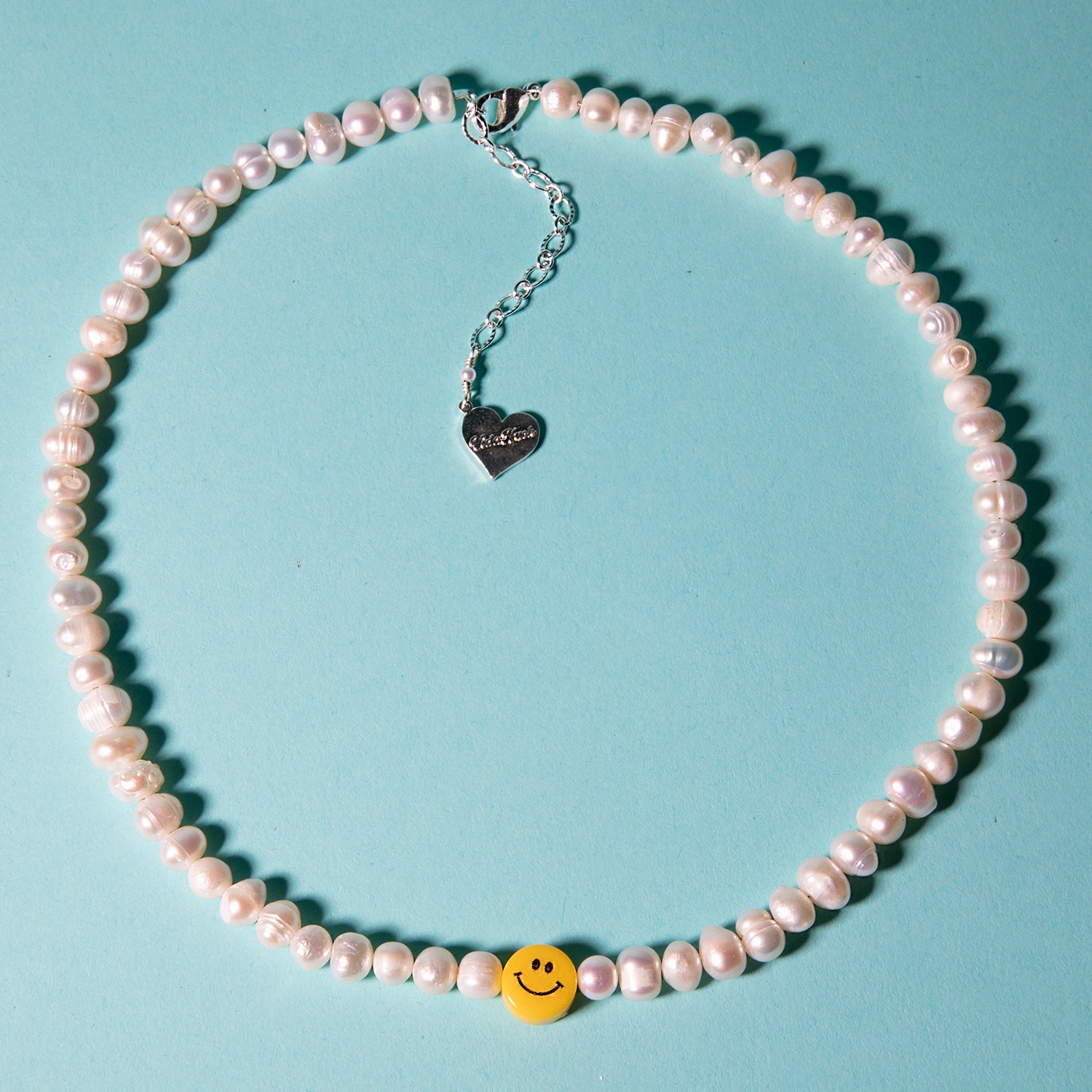 Pearl Smiley Face Necklace