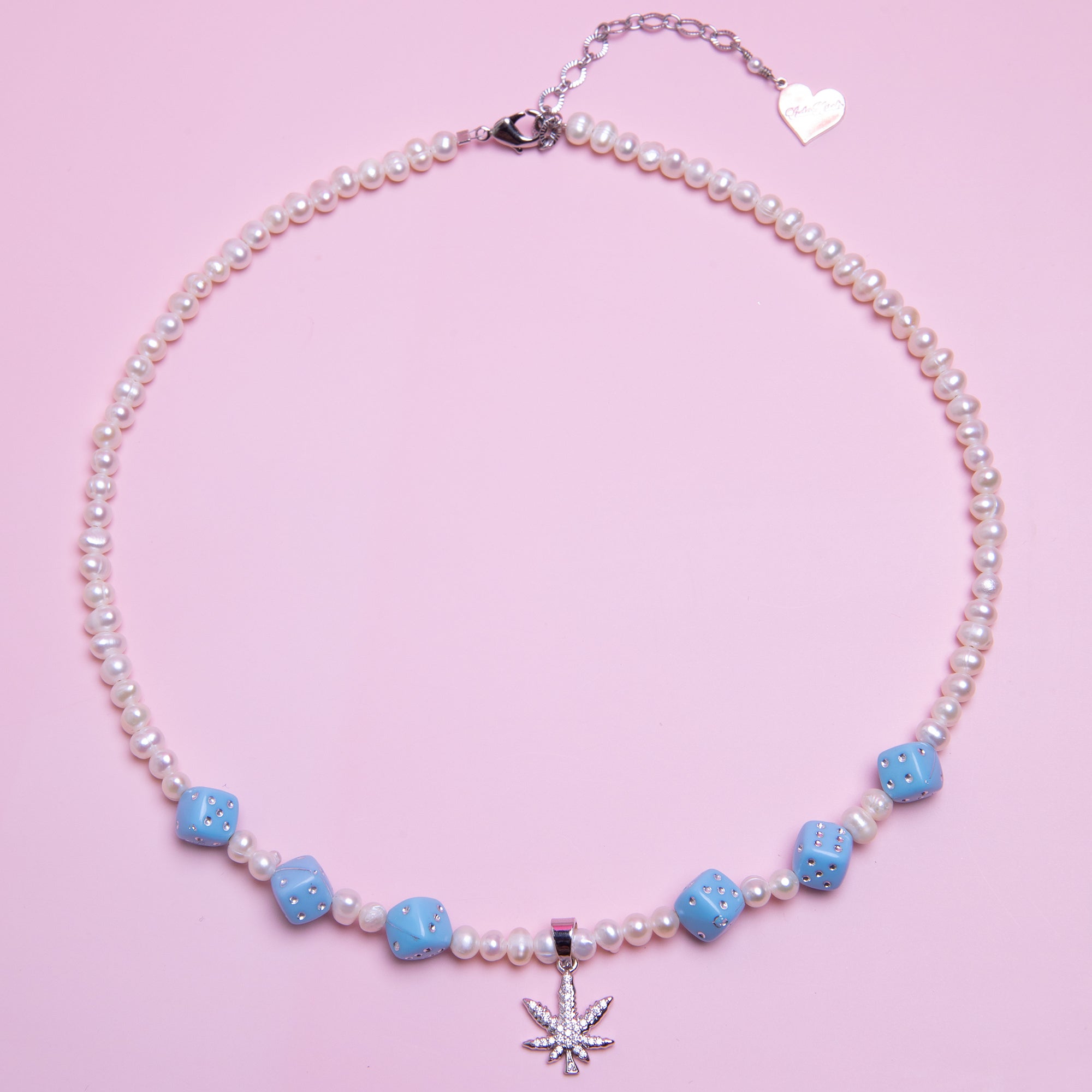 Pearl Lucky Mary Jane Necklace