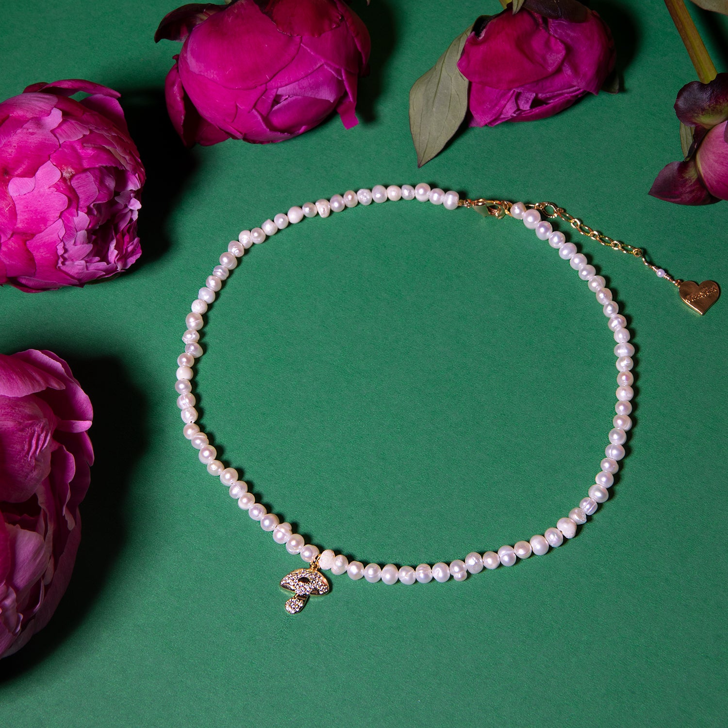Pearl Mushroom Cutie Necklace