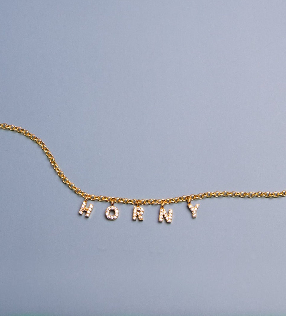 Dainty Custom Letter Belly Chain