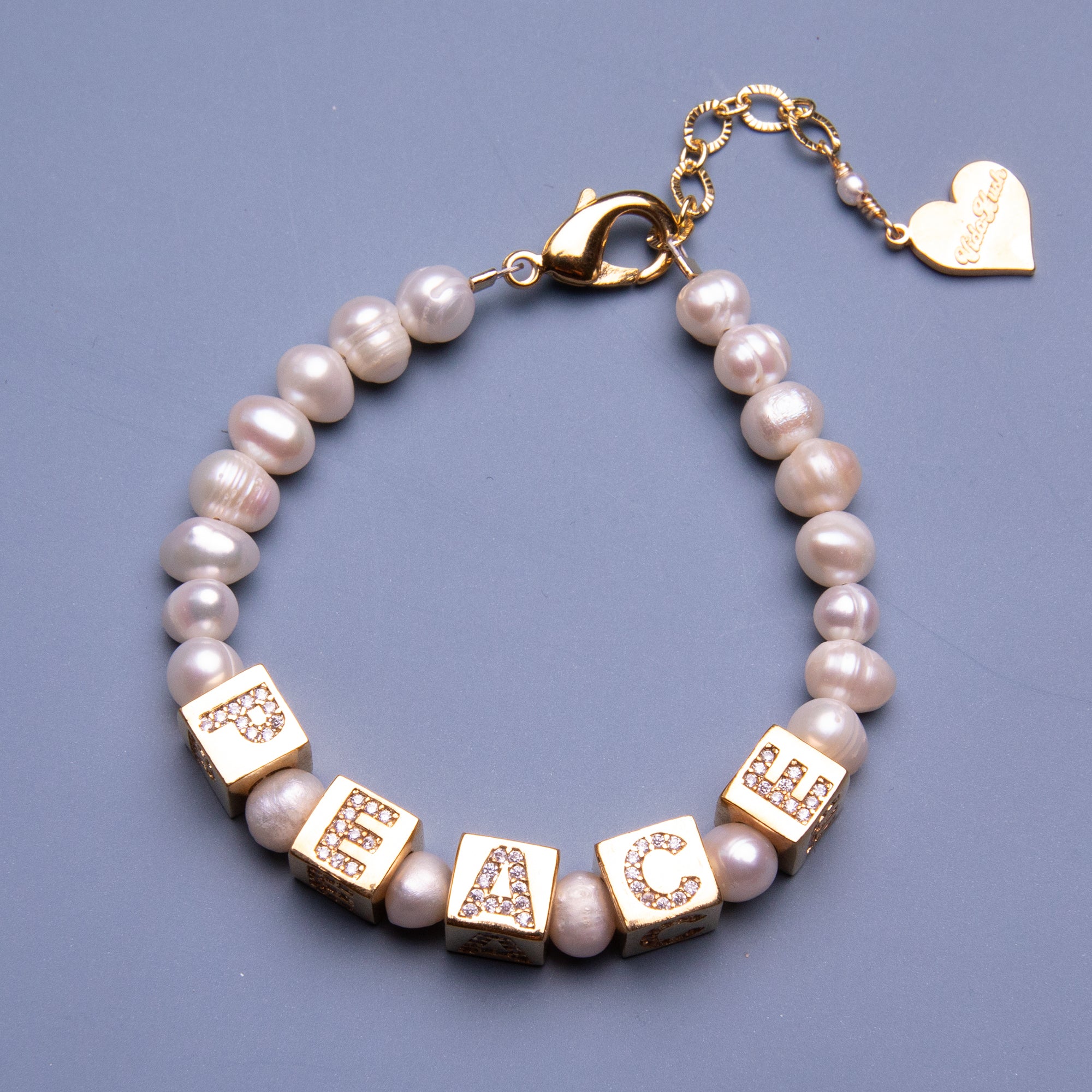 Pearl Custom Block Bracelet