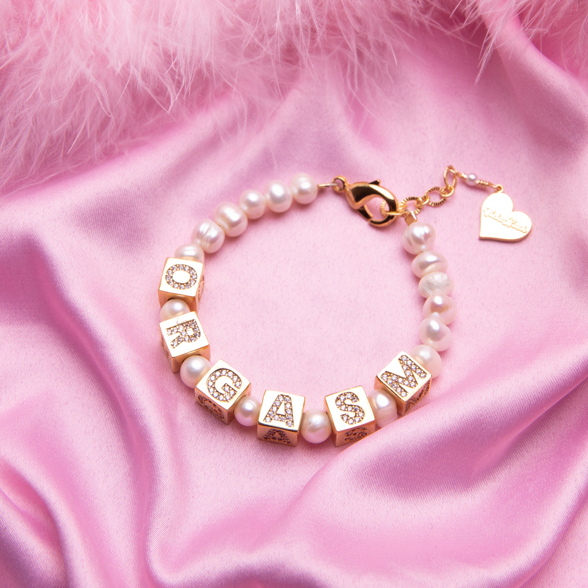 Pearl Custom Block Bracelet