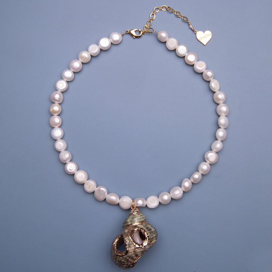 Pearl Conch Necklace