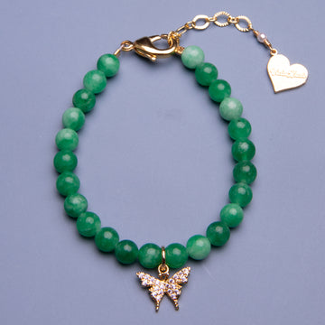 Jade Butterfly Bracelet
