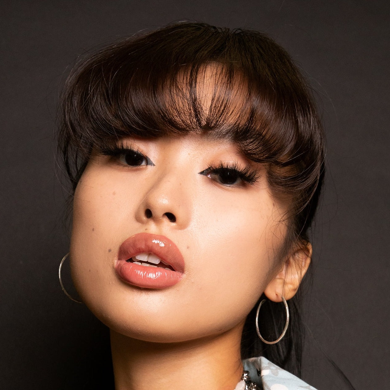 Hammered Hoop Earrings