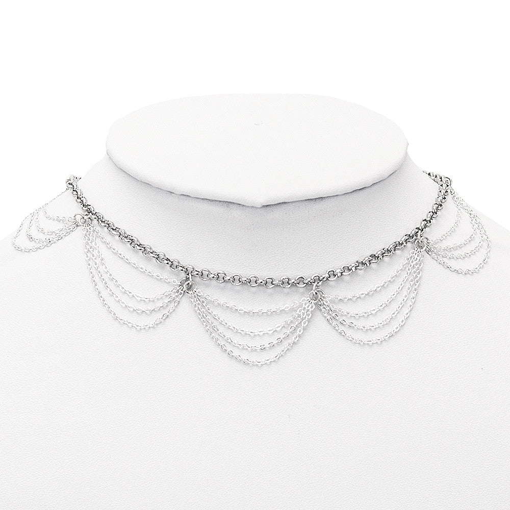 Chain Scallop Choker