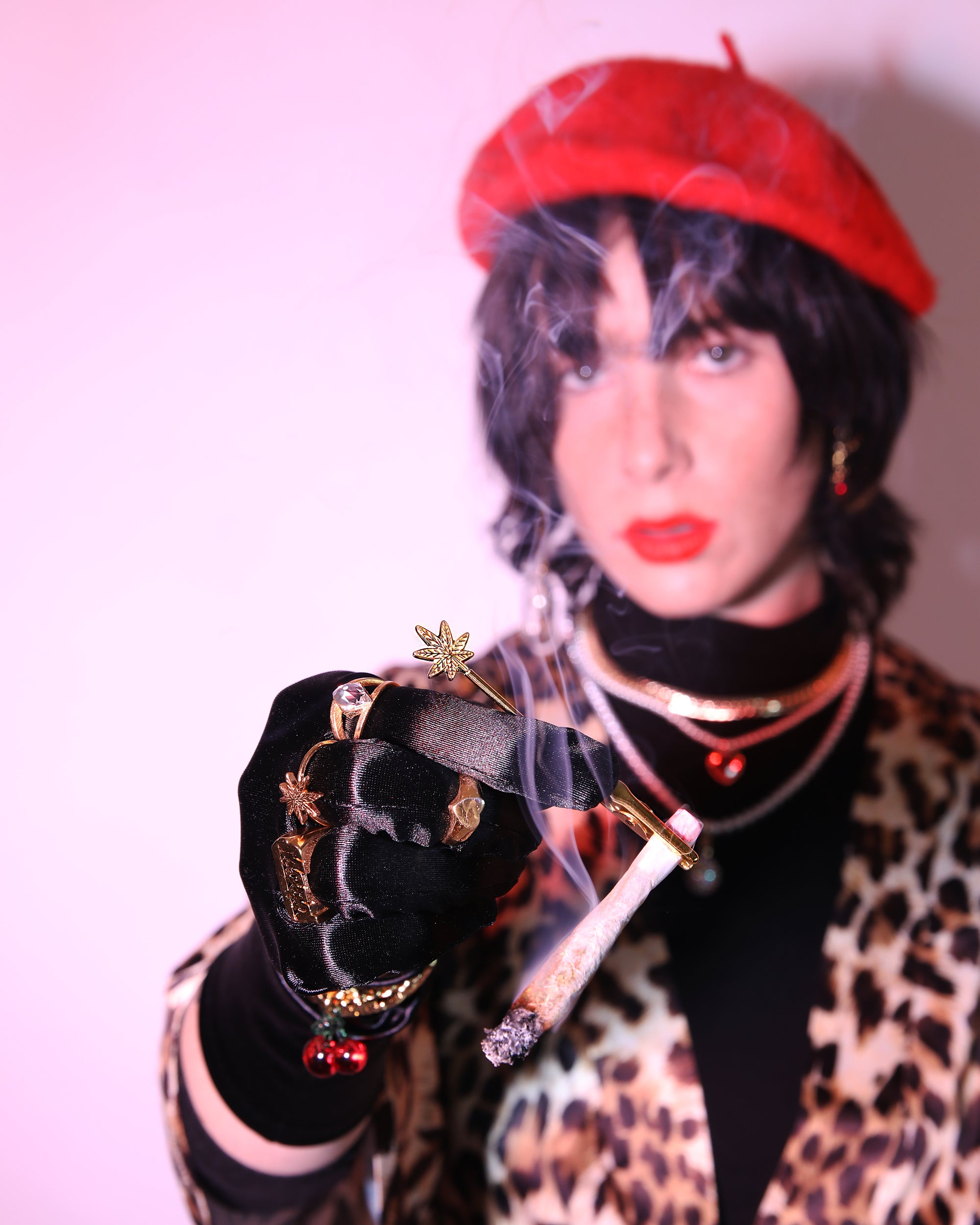 Weed Poker Roach Clip Set