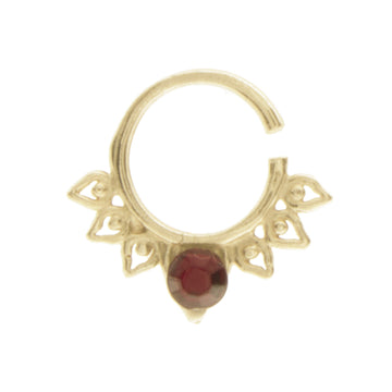 Garnet Jewel Aurora Ring