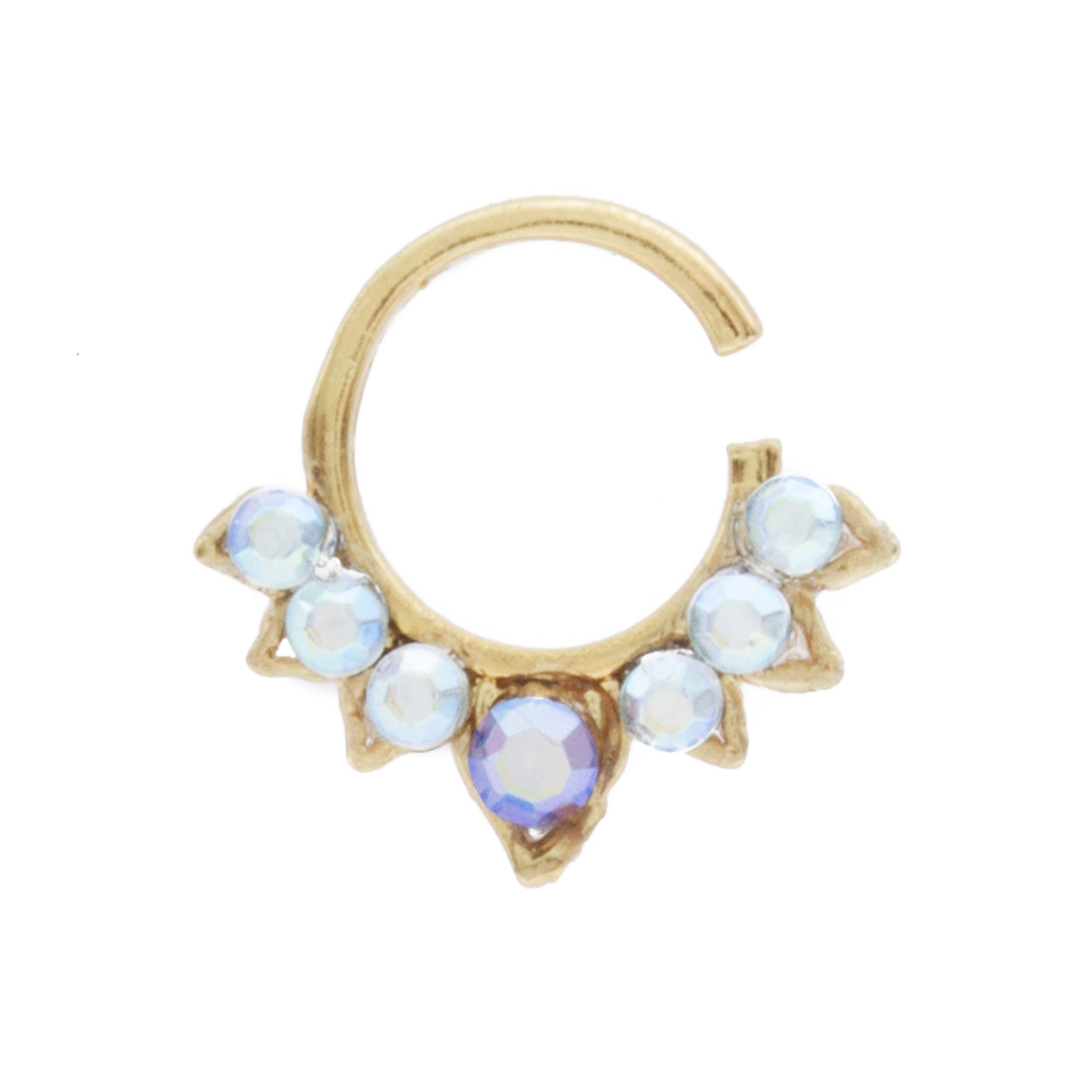 Pink and Rainbow Jewel Aurora Ring