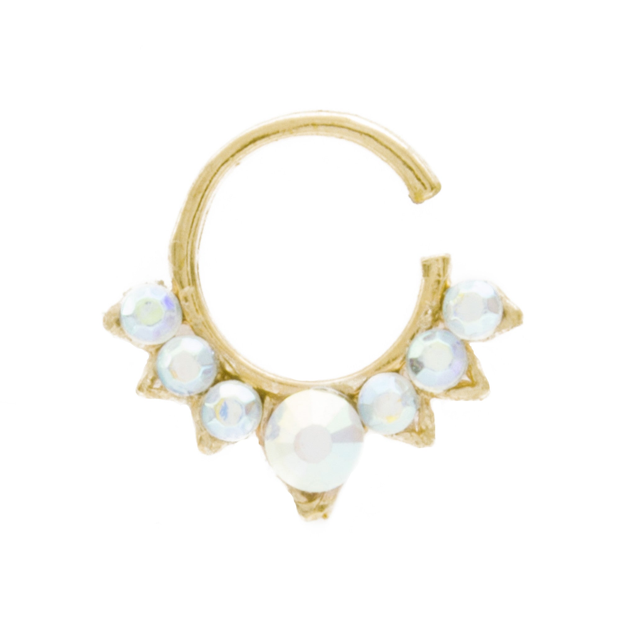 Fancy Rainbow Jewel Aurora Ring