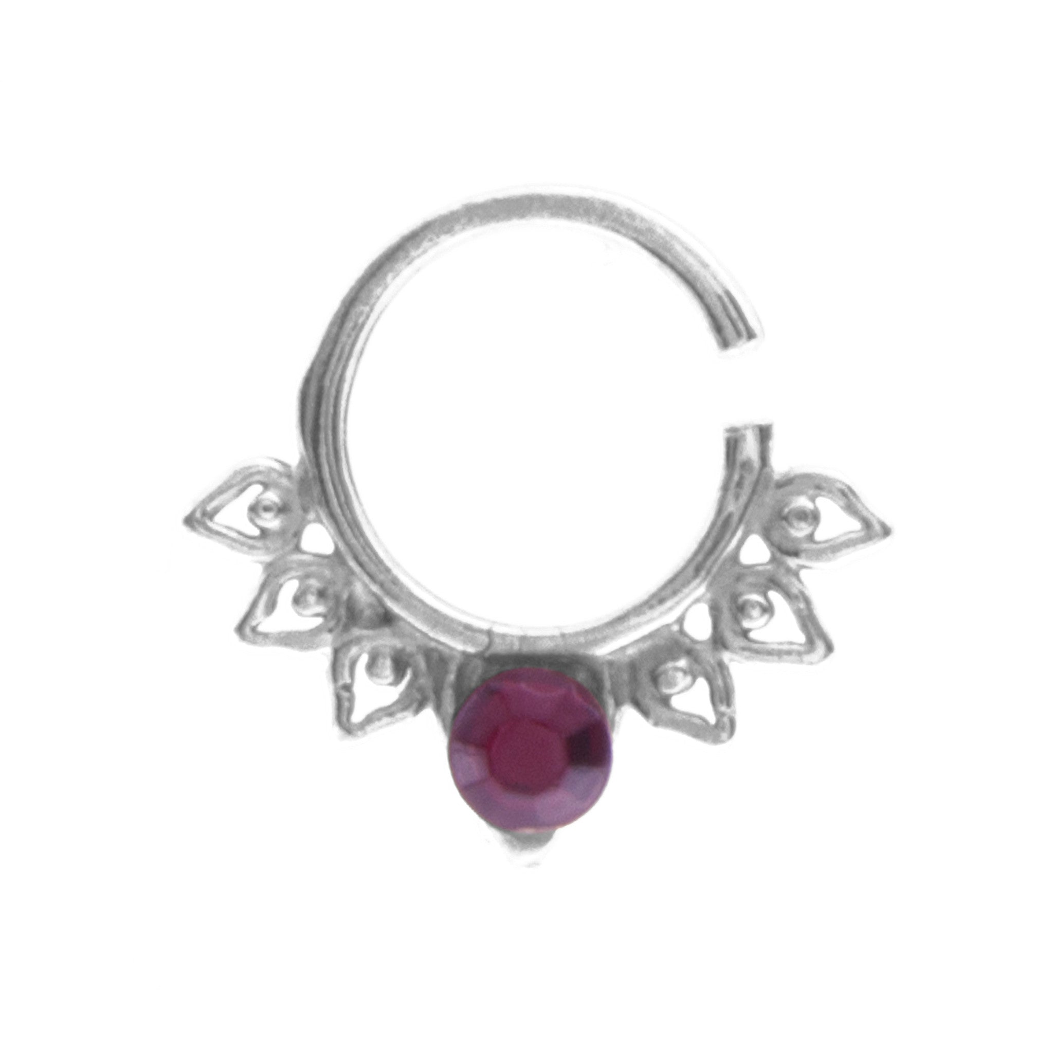 Garnet Jewel Aurora Ring