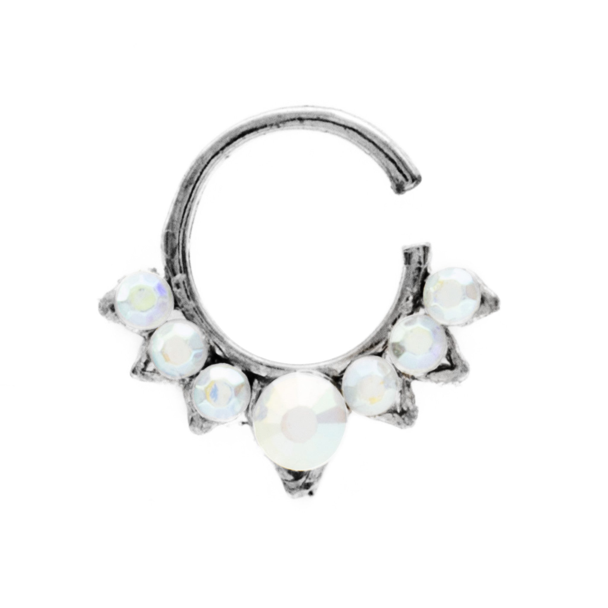 Fancy Rainbow Jewel Aurora Ring