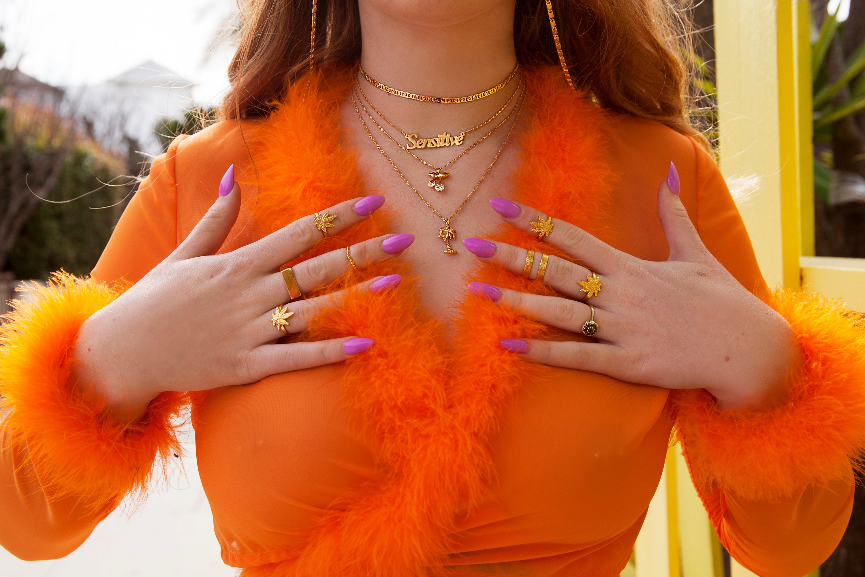 Sensitive Nameplate Necklace