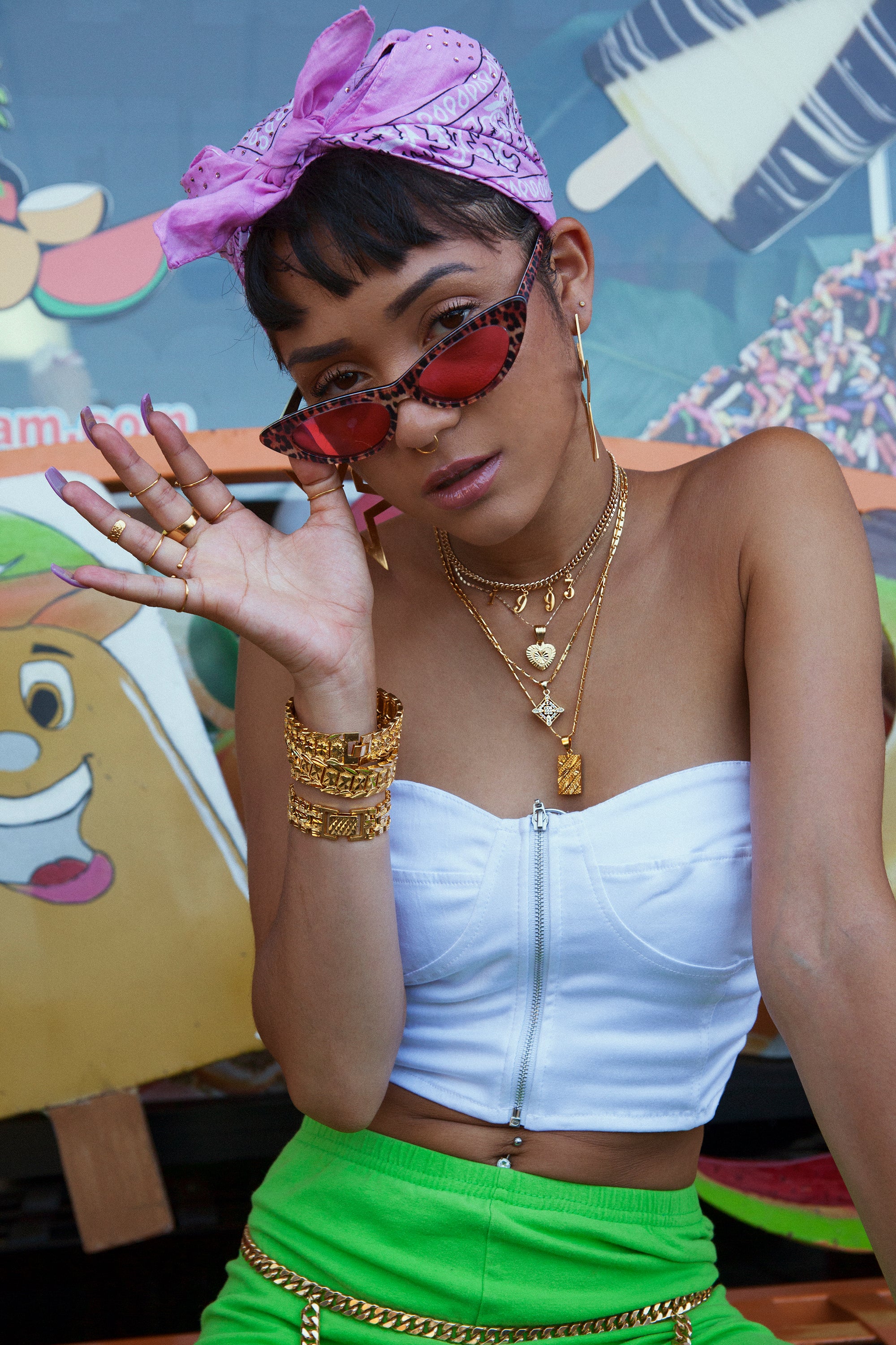 Diamond Cut Heart Necklace