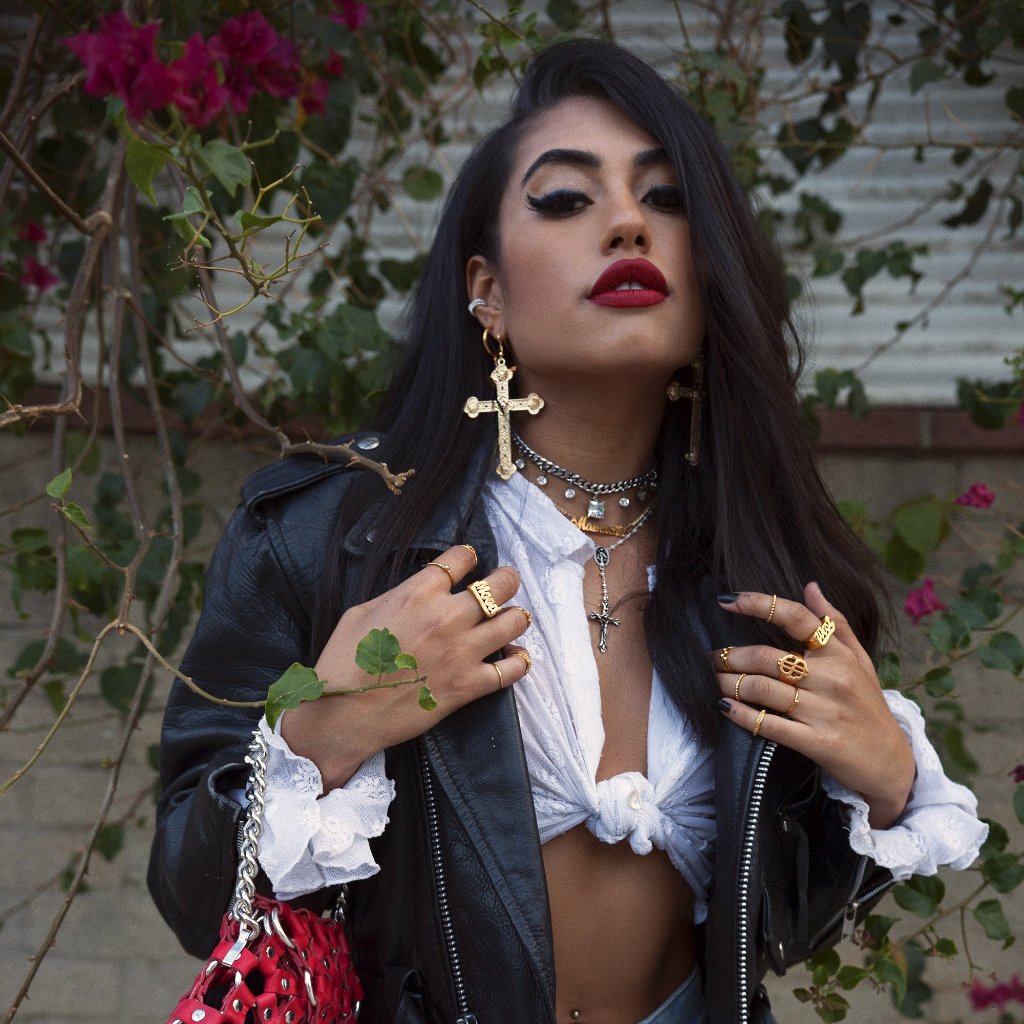 Budded Cross Earrings