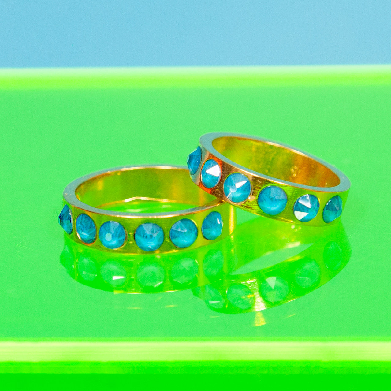 Neon Lights Ring Set