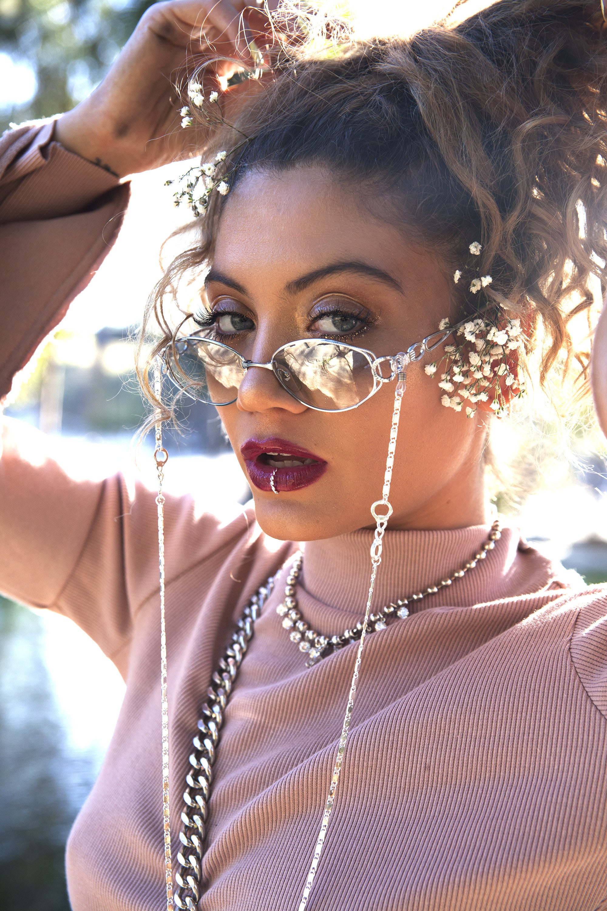 Cuffed Up Sunglasses Chain