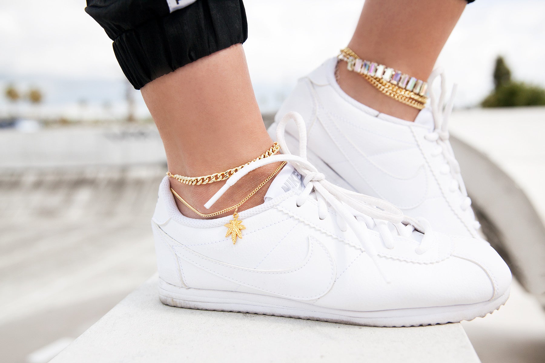 Mary Jane Charm Anklet