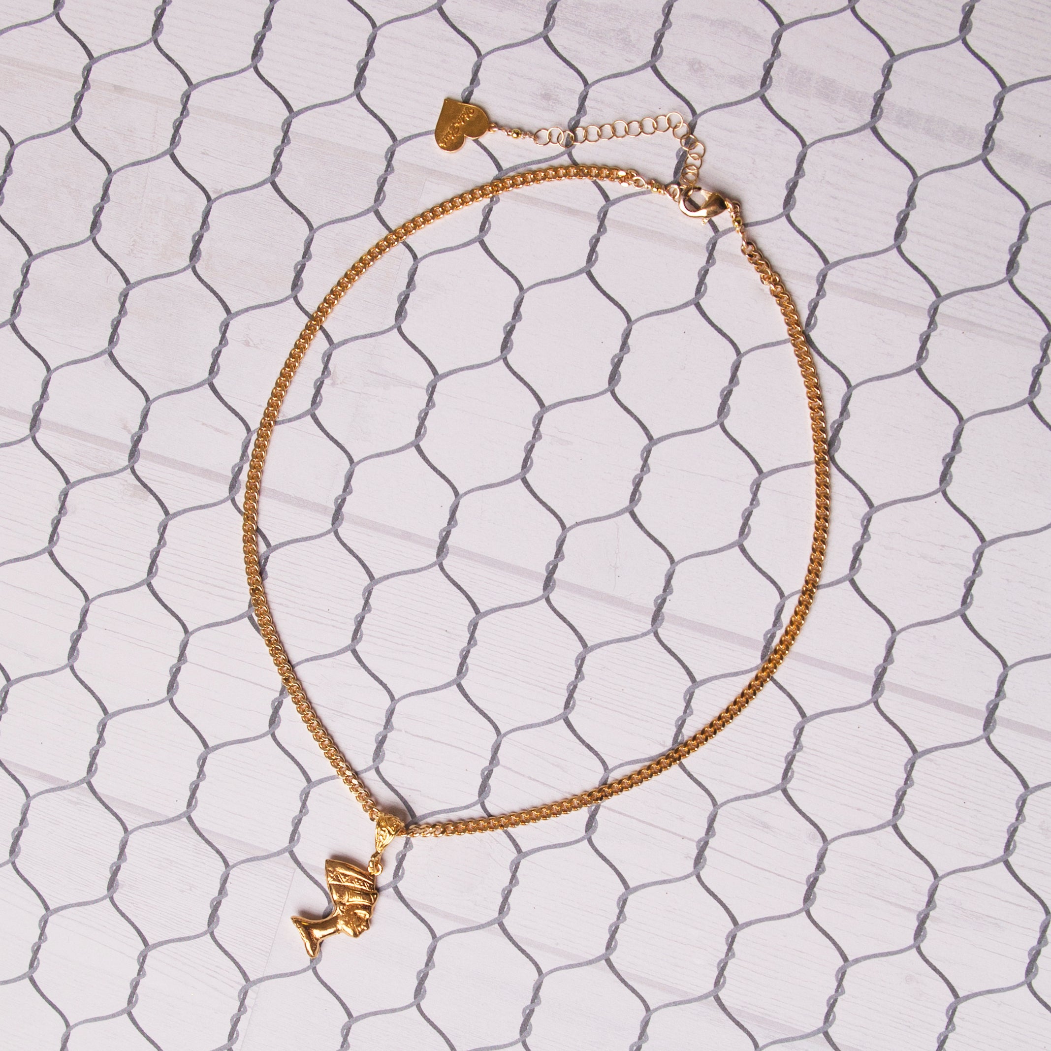 Nefertiti Charm Necklace