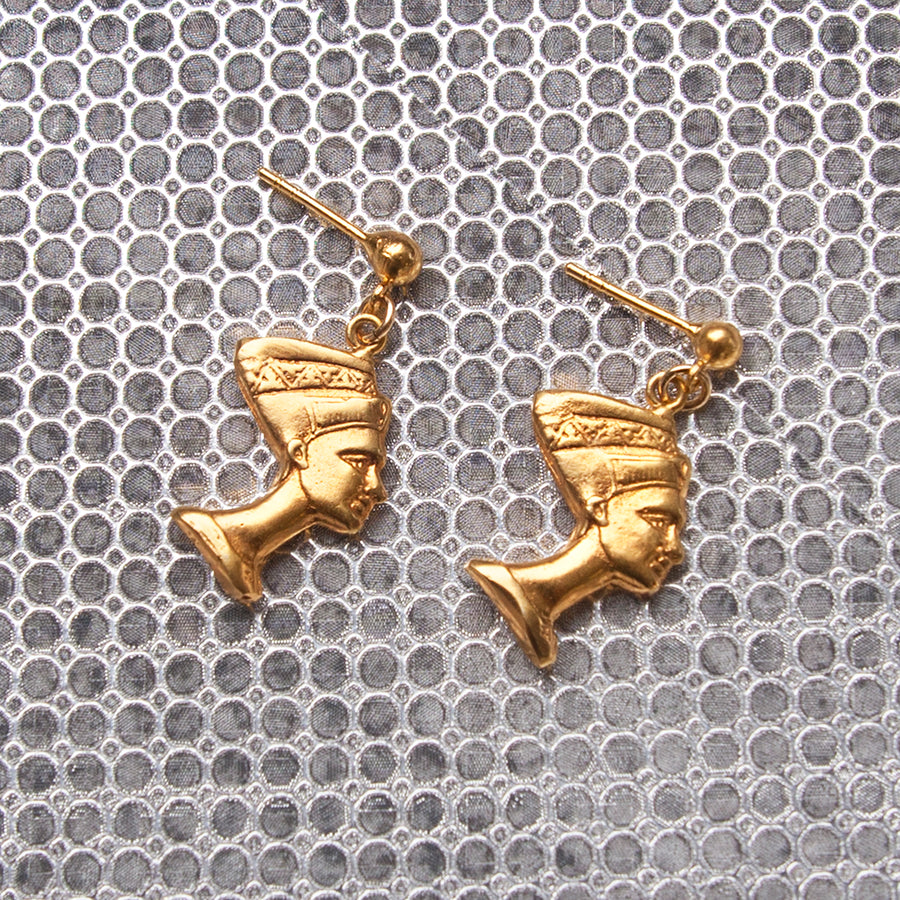 Nefertiti Charm Earrings