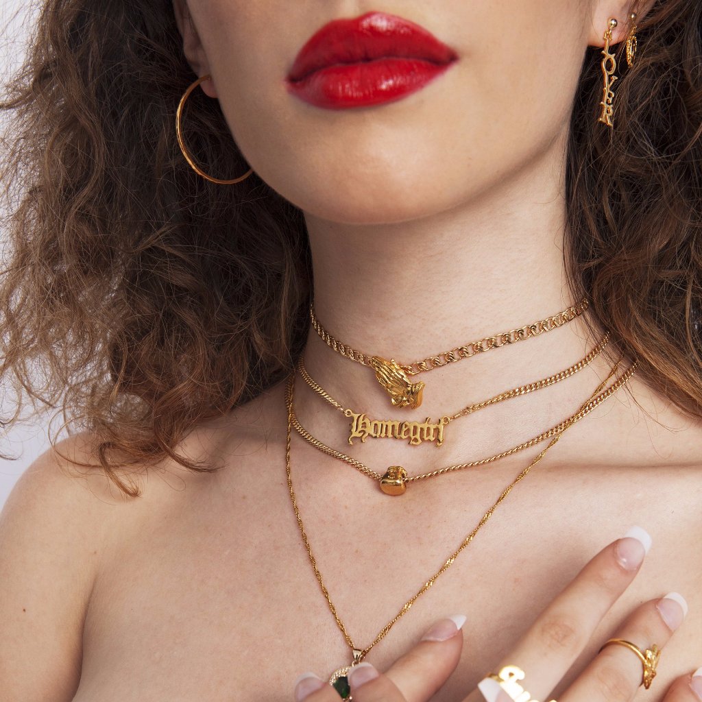 Homegirl Nameplate Necklace