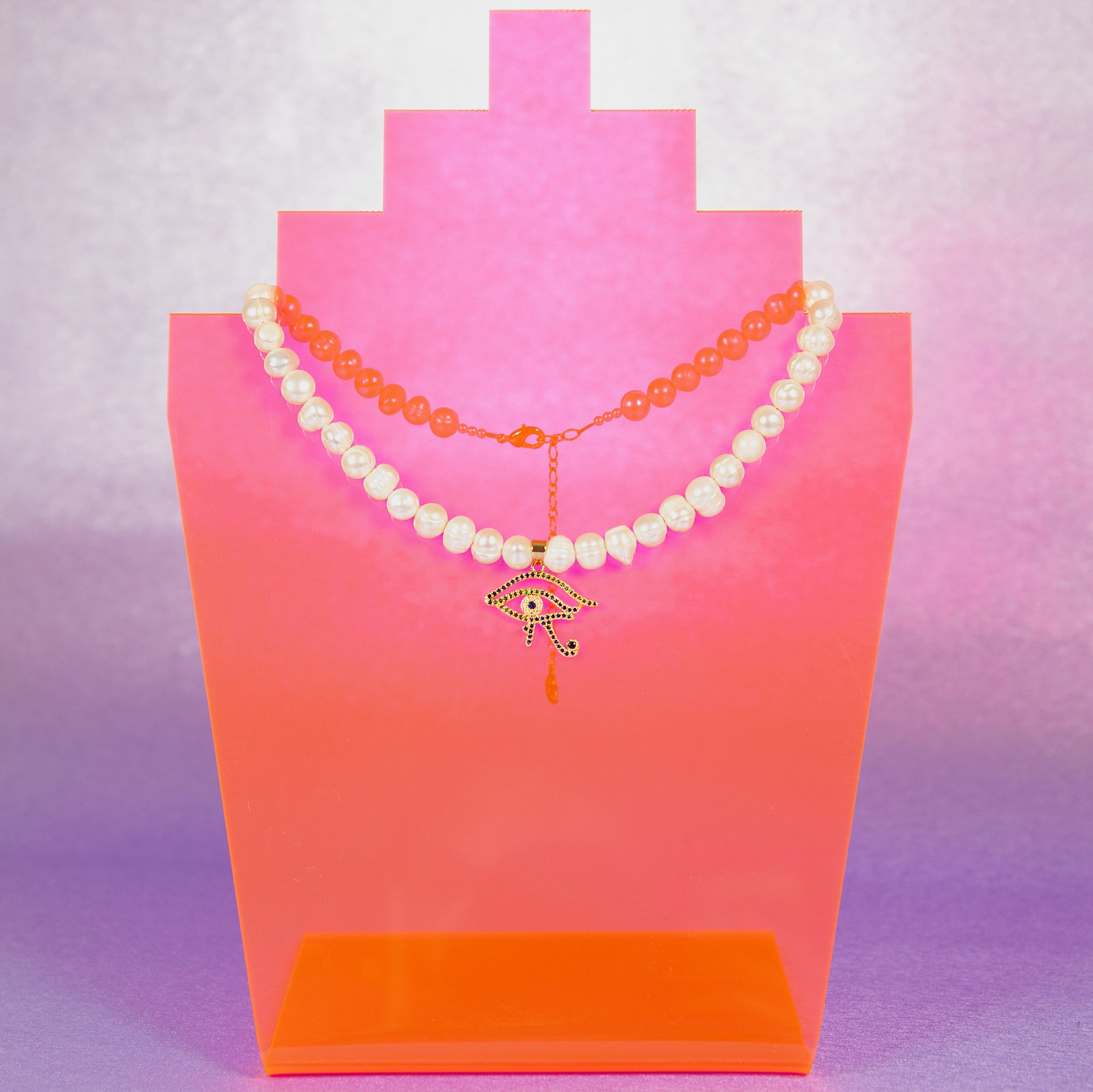 Eye of Rha Pearl Necklace