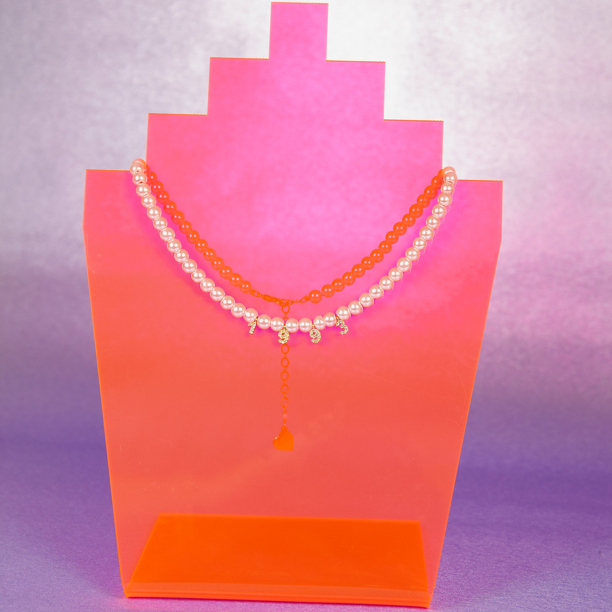 Pearl Custom Number Choker