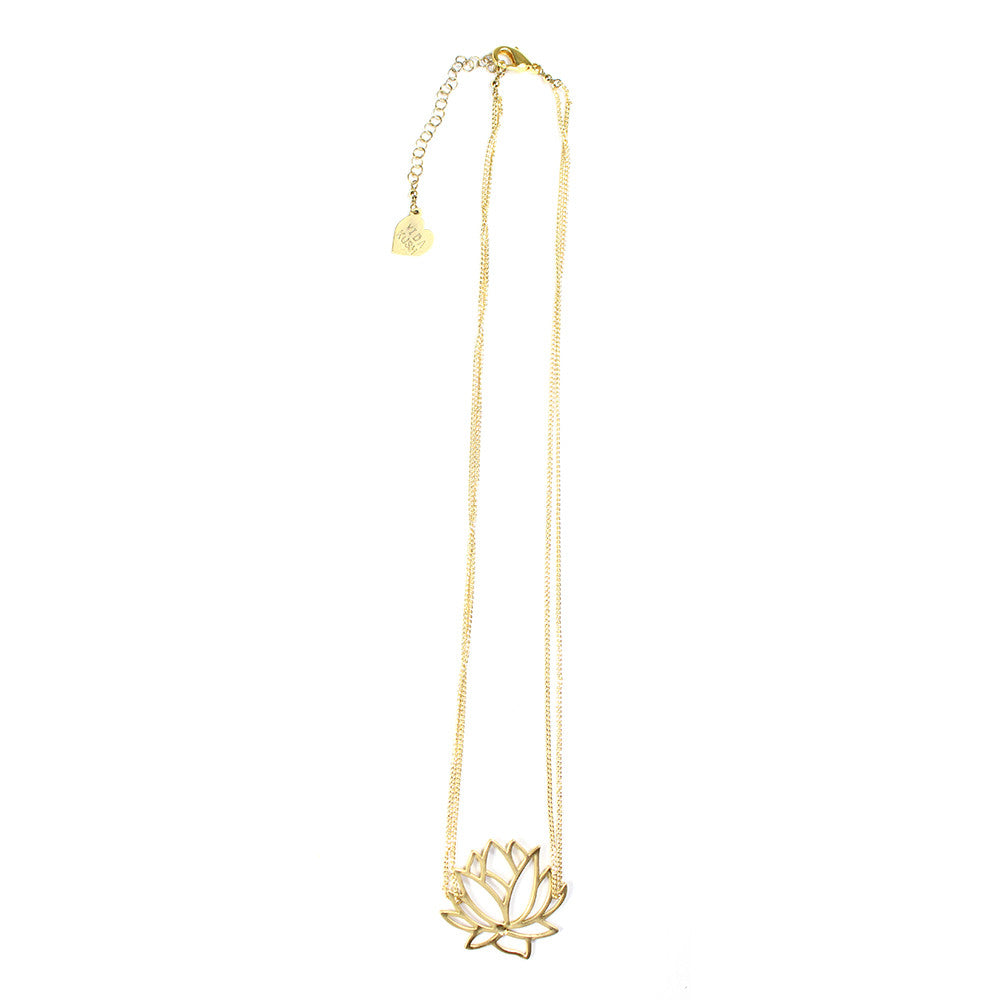Lotus Flower Necklace