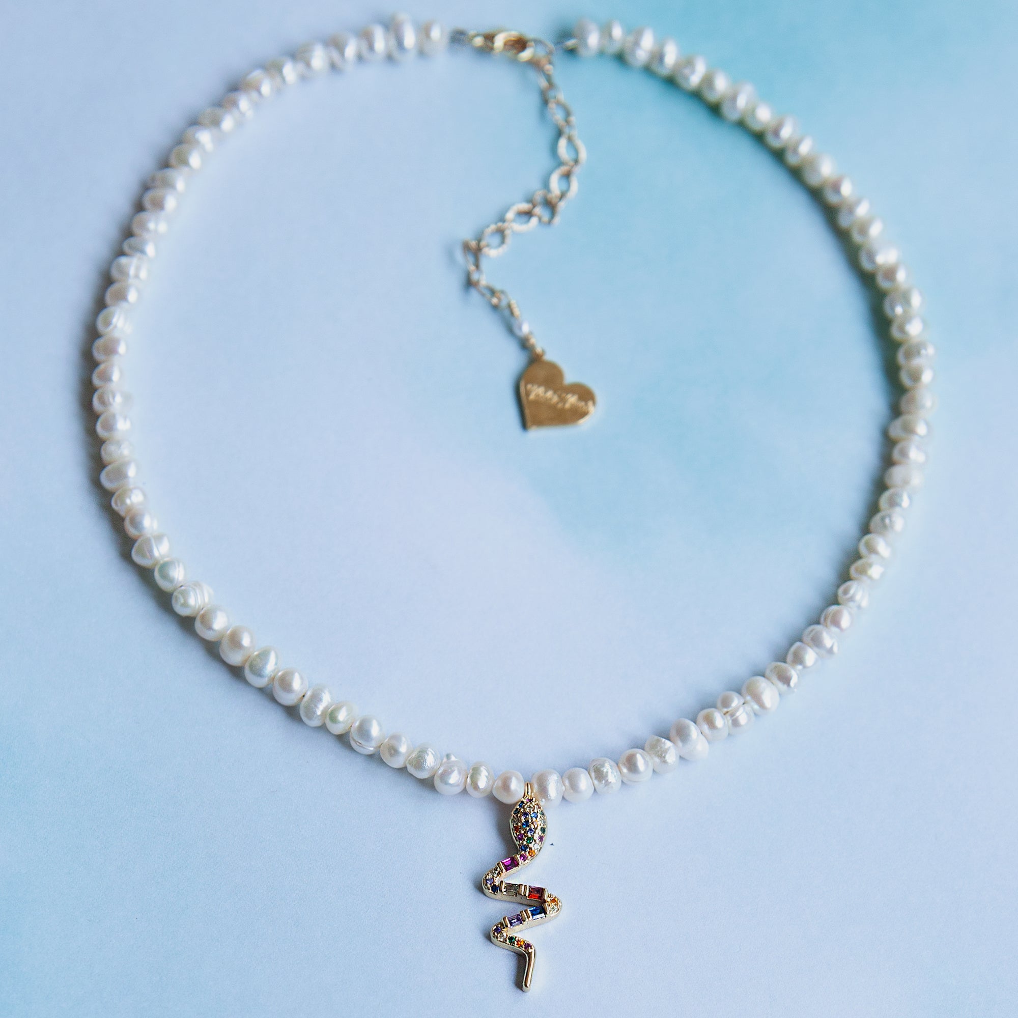 Pearl Snake Necklace