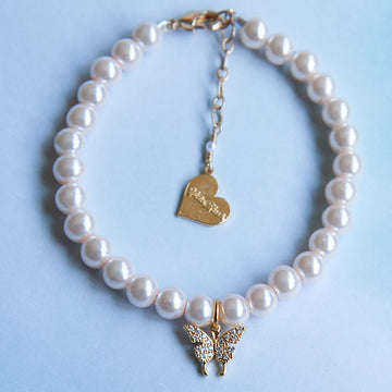 Pearl Mariposa Bracelet