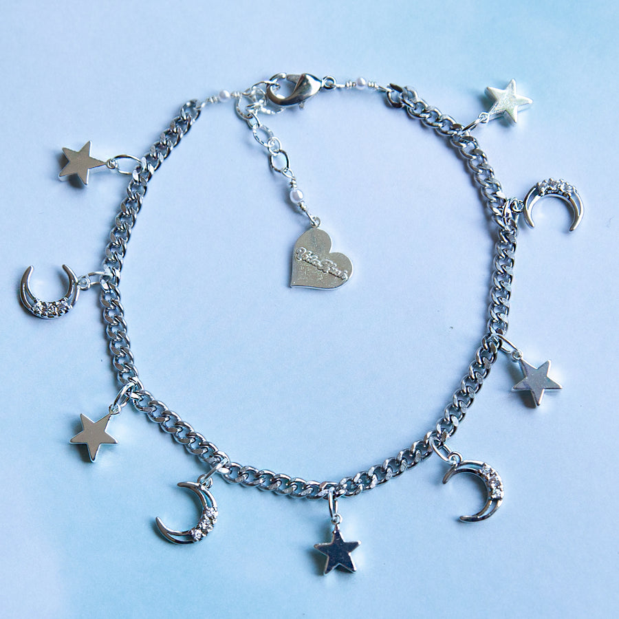 Star and Moon Anklet