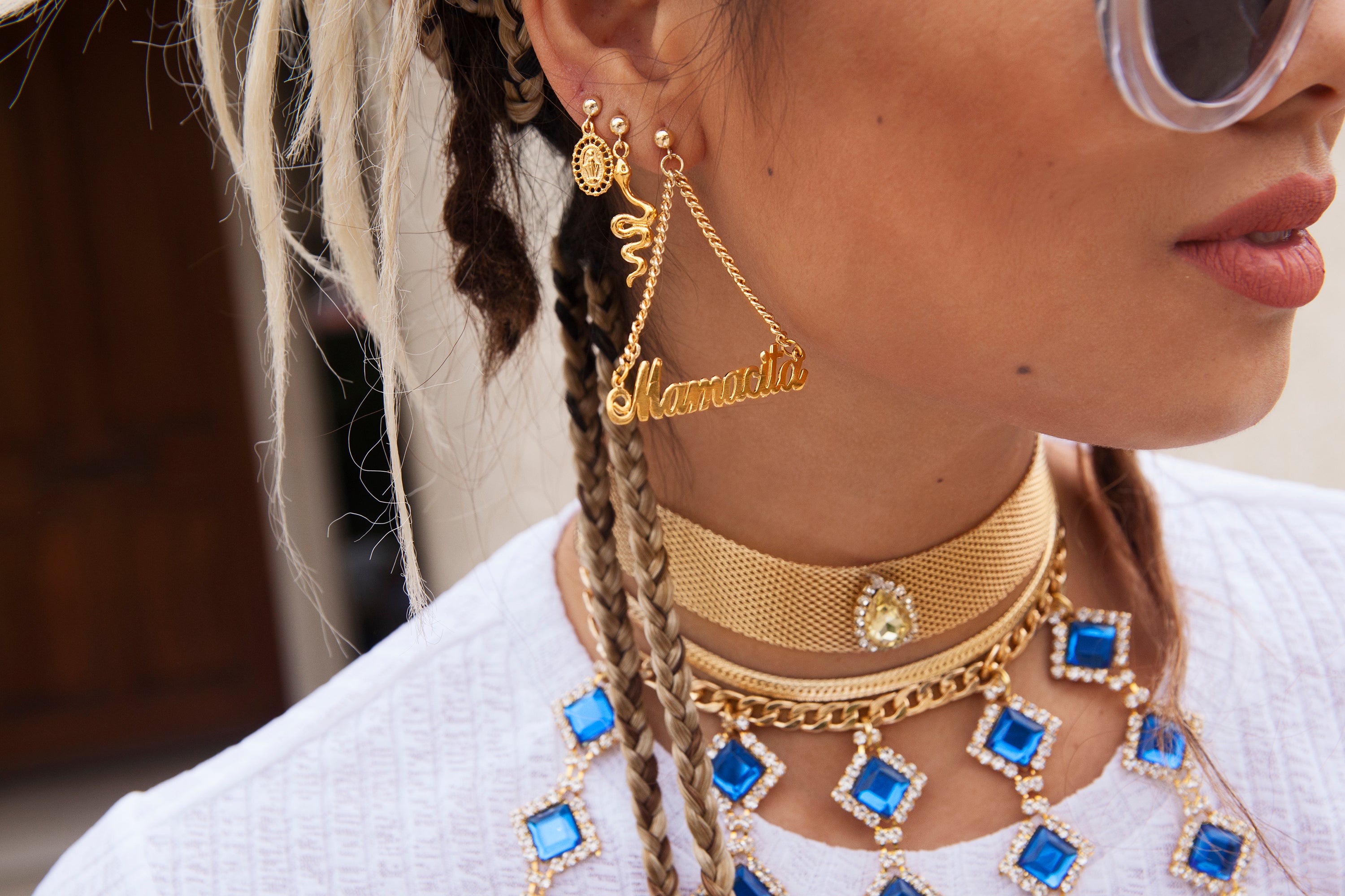 Serpent Charm Earrings